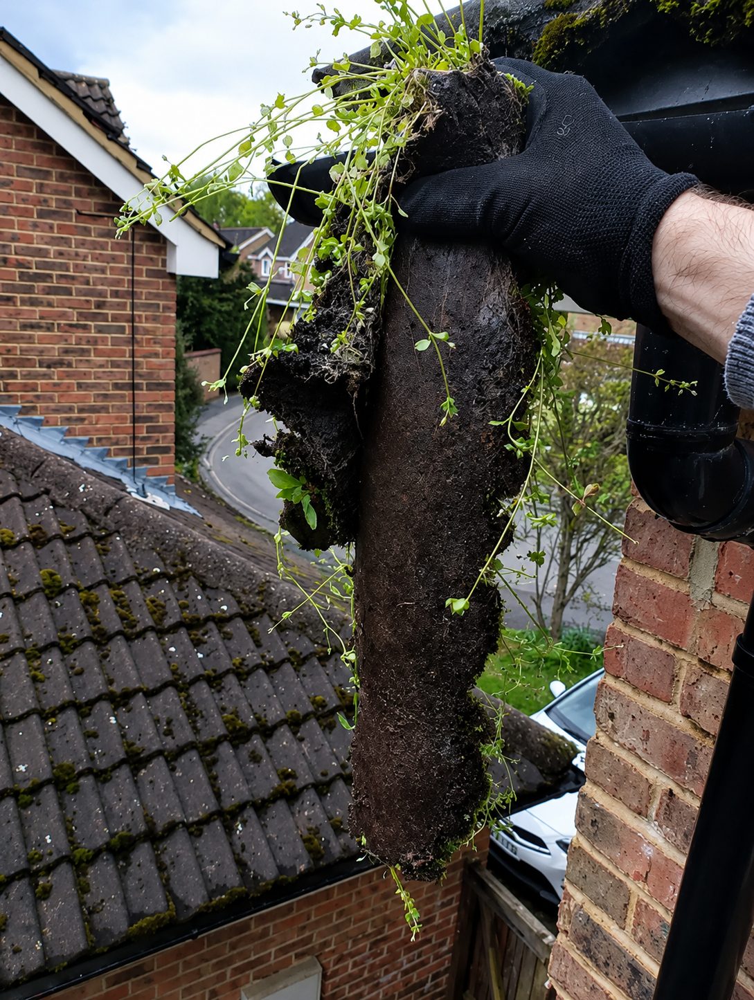 Gutter cleaning in Adare