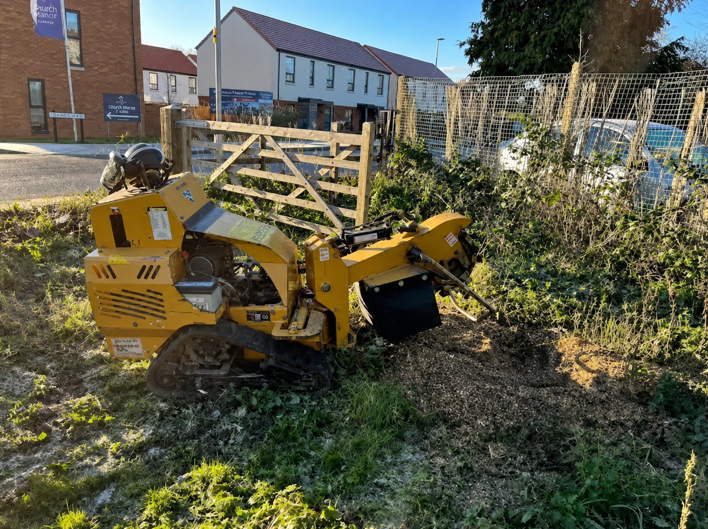 Stump grinding in Banogue