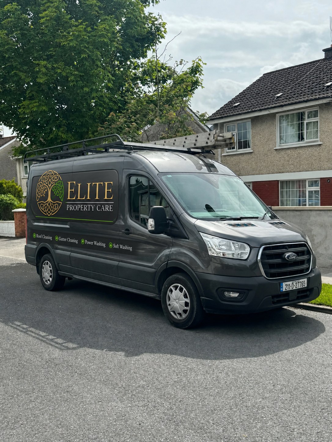 Elite Property Care branded van